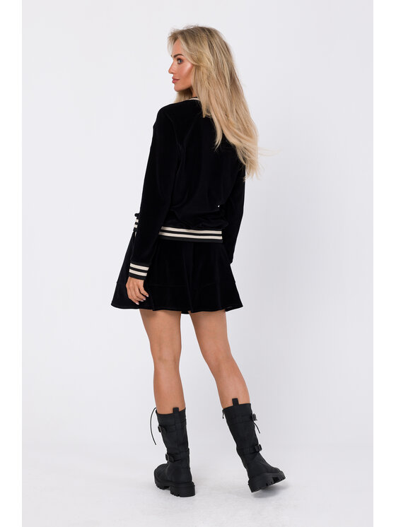 Made of Emotion Made of Emotion Bluza M766 Czarny Modern Fit