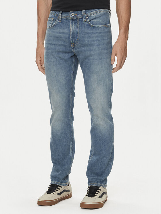 Mustang Mustang Farmer Orlando 1015121 Kék Slim Fit