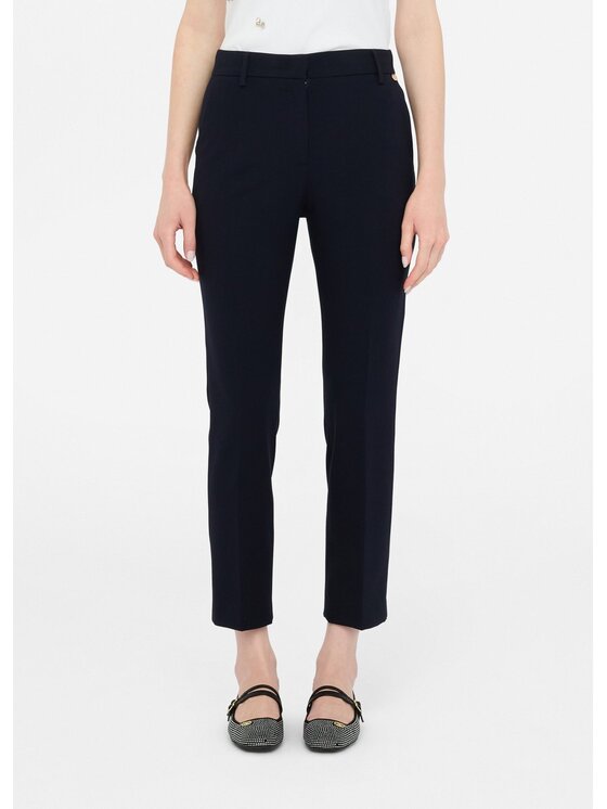 Liu Jo Liu Jo Pantaloni di tessuto CF5430T054A94028 Celeste Regular Fit