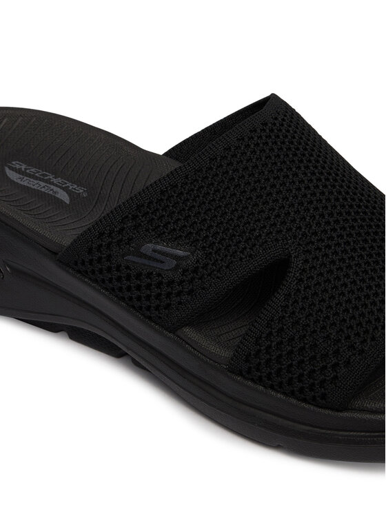 Skechers Skechers Klapki Go Walk Arch Fit 140274/BBK Czarny