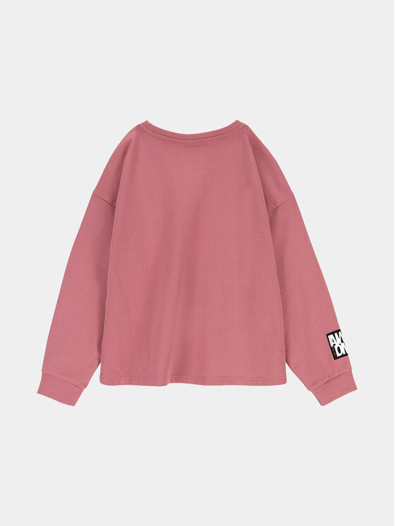 Coccodrillo Coccodrillo Felpa ZC3132104MGJ Rosa Relaxed Fit