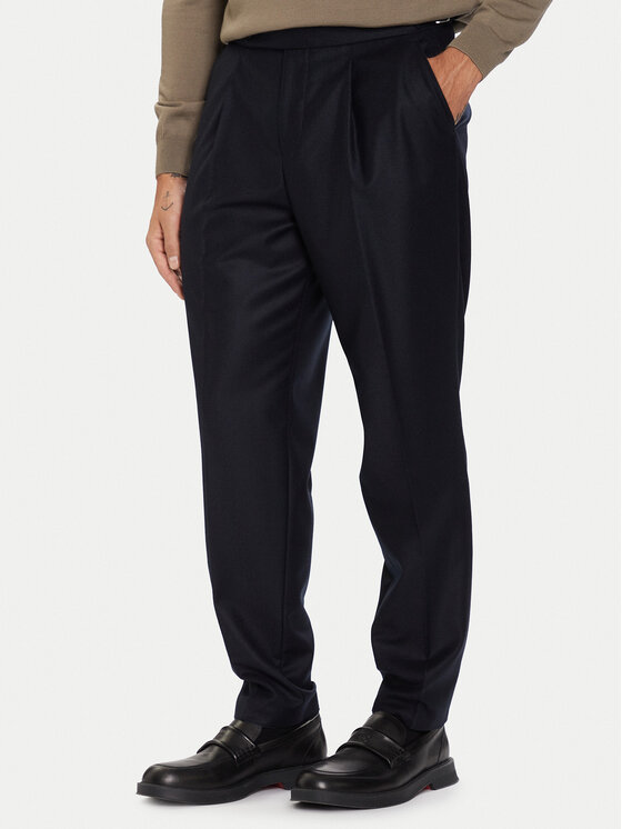 BOSS BOSS Chino-püksid C-Perino 50551829 Sinine Tapered Fit