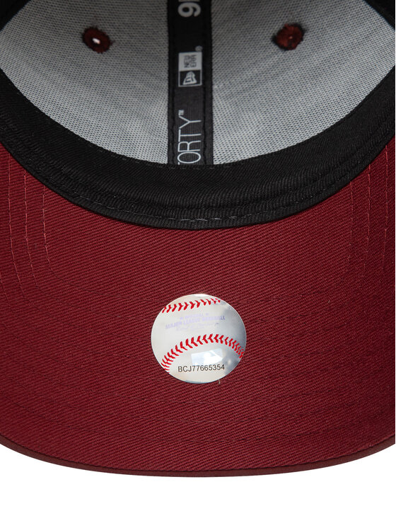 New Era New Era Kšiltovka New York Yankees Crinkled Pu 9Forty 60595395 Bordó