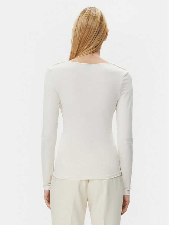 BOSS BOSS Bluza Eulori 50534546 Bež Slim Fit