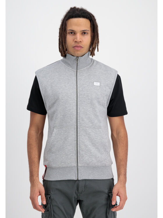 Alpha Industries Alpha Industries Kamizelka X-Fit Collar Vest Szary Regular Fit