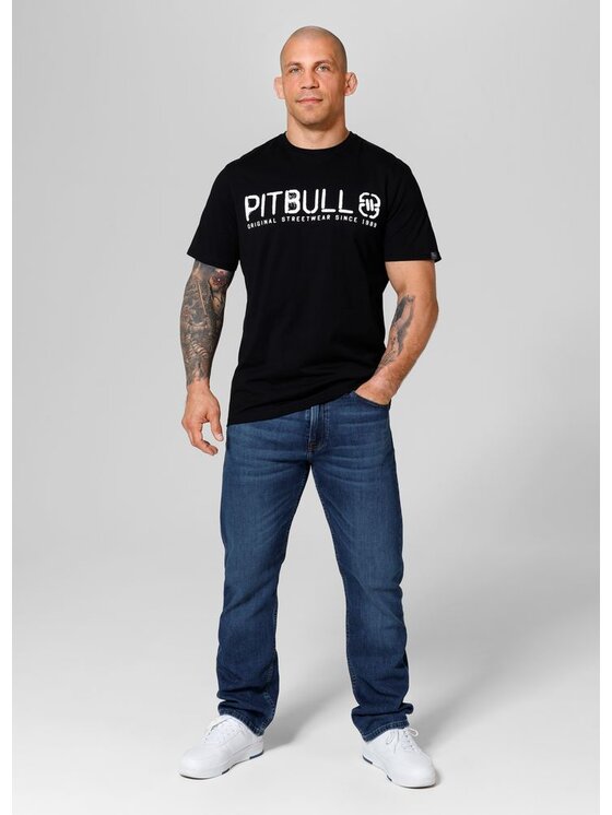 PITBULL PITBULL T-Shirt Koszulka Czarny Regular Fit