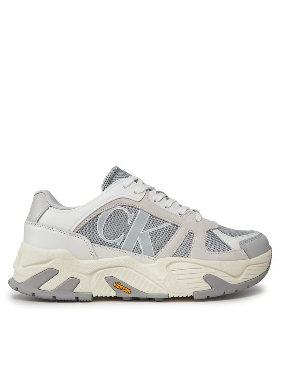 Sneakers Calvin Klein Jeans Chunky Runner Vibram Lth Mix YM0YM00719 Gri