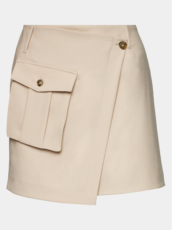 Herskind Herskind Spódnica mini Caroline 5012993 Beżowy Regular Fit