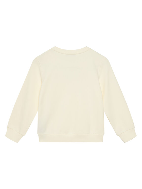 Balmain Balmain Džemperis ar kapuci BV4B10-Z0081 Écru Regular Fit