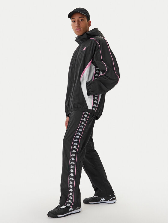 Kappa Kappa Vetrovka Banda Silas 37222WW Črna Comfort Fit