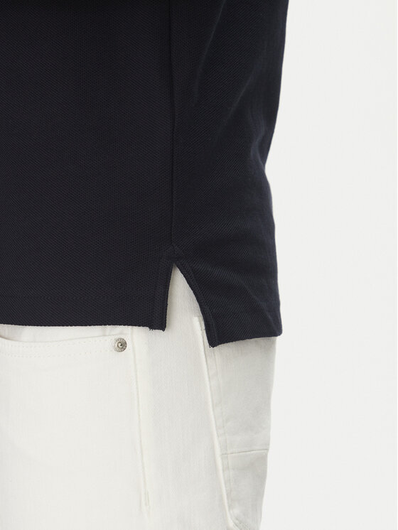 Tommy Hilfiger Tommy Hilfiger Polo MW0MW33167 Granatowy Regular Fit