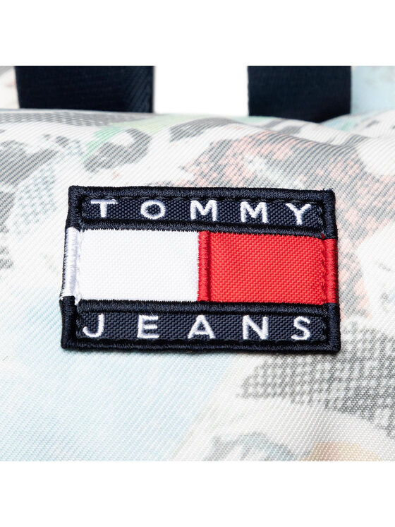 Tommy Jeans Rucksack Tjw Heritage Backpack Print AW0AW12410 Grau 