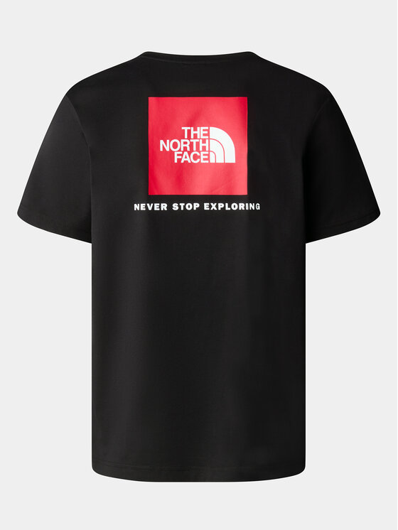 The North Face The North Face Тишърт Redbox NF0A87NP Черен Regular Fit