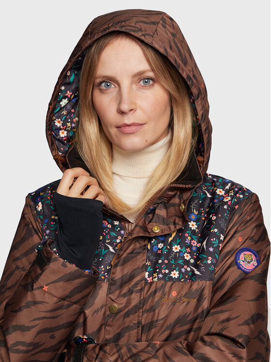 Giacca da sci Trix Marrone Oversize