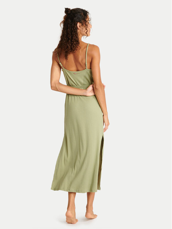 Banana Moon Banana Moon Sommerkleid Yaquina Amaria MGC27 Grün Regular Fit