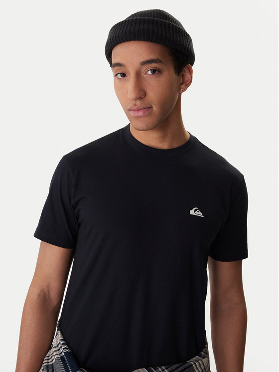 Quiksilver Quiksilver T-shirt Basic Ss EQYZT07711 Crna Regular Fit