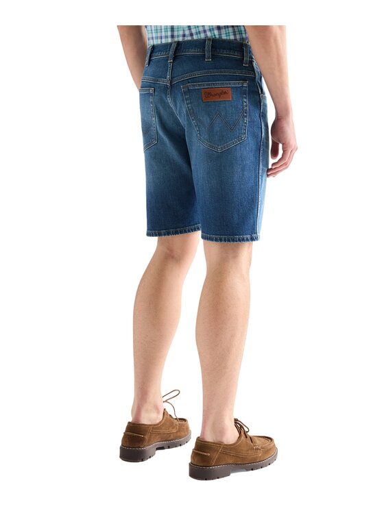 Wrangler Wrangler Szorty jeansowe 112377789 Niebieski Regular Fit