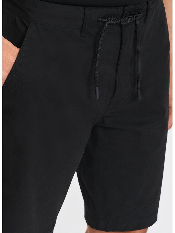Pako Lorente Pako Lorente Szorty materiałowe P26SF-WS-002 Czarny Regular Fit