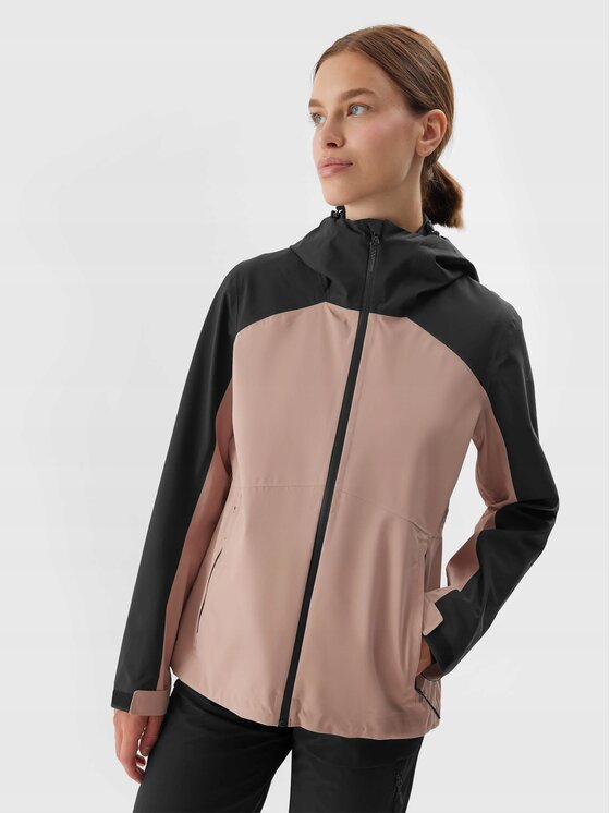 4F 4F Multifunkčná bunda 4FAW23TTJAF351-82S Hnedá Regular Fit