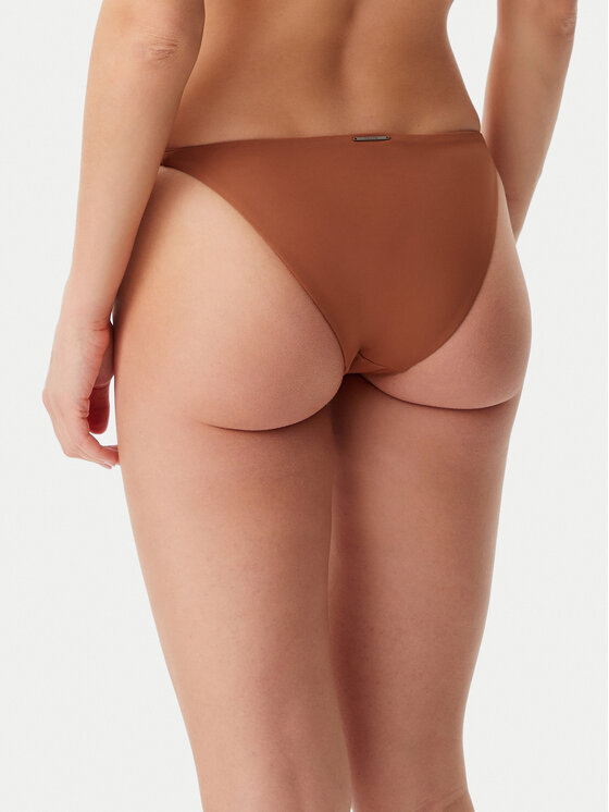 Calvin Klein Swimwear Calvin Klein Swimwear Dół od bikini KW0KW02704 Brązowy