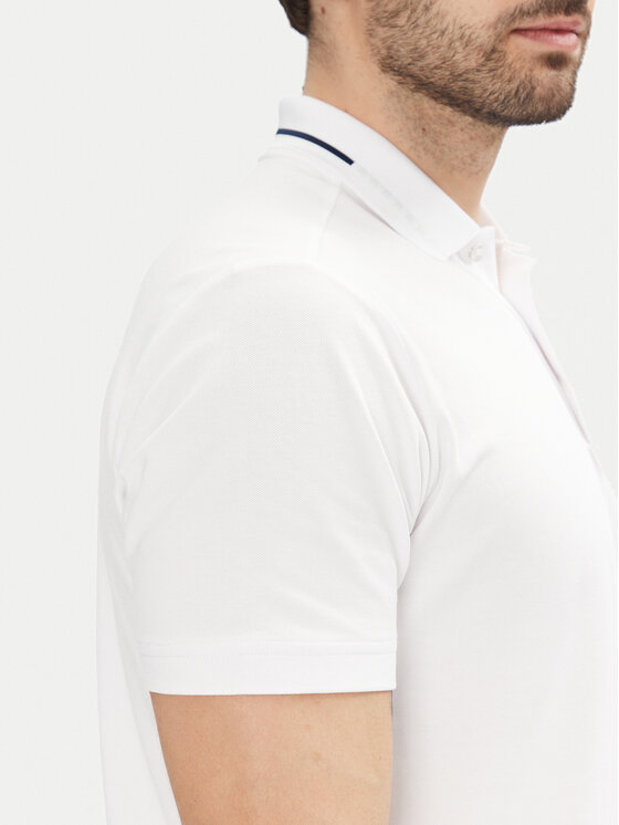 EA7 Emporio Armani EA7 Emporio Armani Polo 7M000184 AF13511 U0002 Biały Slim Fit