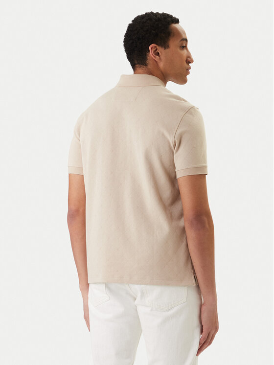 Guess Guess Tricou polo M6RP05 KD181 Bej Regular Fit