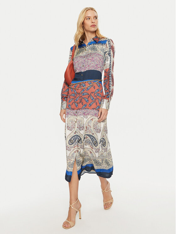 Guess Guess Marškinių tipo suknelė Floriane W4BK90 WFQM2 Spalvota Regular Fit