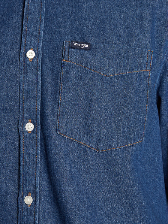 Wrangler Wrangler camicia di jeans W5B9LW023 112321159 112321159 Blu Regular Fit