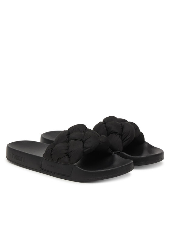 Tommy Jeans Tommy Jeans Plätud Tjw Braided Slides EN0EN02975 Must