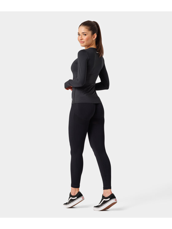 Carpatree Carpatree Top Classic longsleeve Czarny Fitted Fit