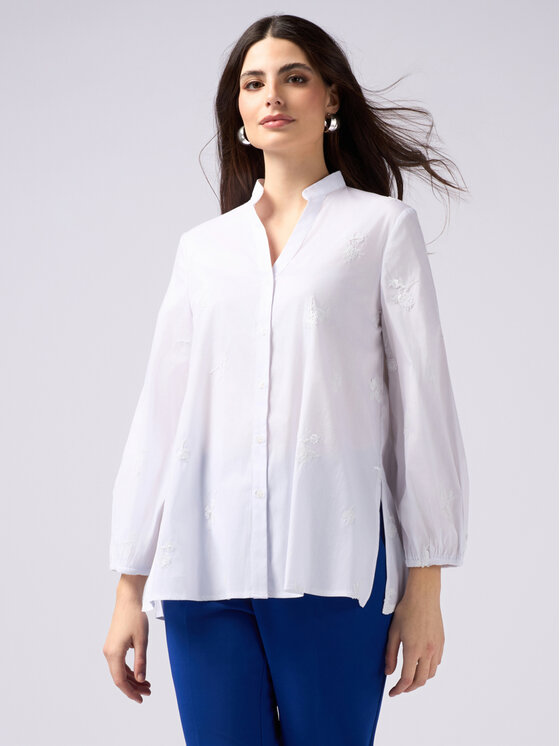 Oltre Oltre Camicia 5083R102960N011 Bianco Over Fit