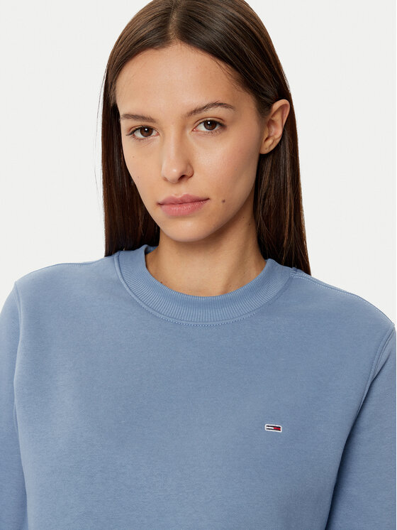 Tommy Jeans Tommy Jeans Bluză DW0DW19959 Albastru celest Regular Fit