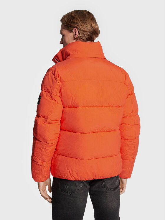Calvin Klein Calvin Klein Žieminė striukė Crinkle K10K110336 Oranžinė Regular Fit