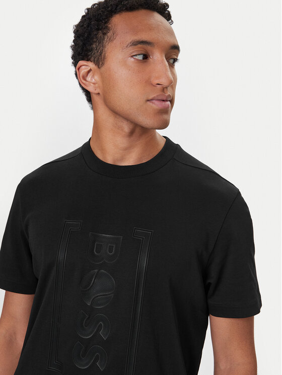 BOSS BOSS T-krekls Iconic TL 50543905 Melns Relaxed Fit
