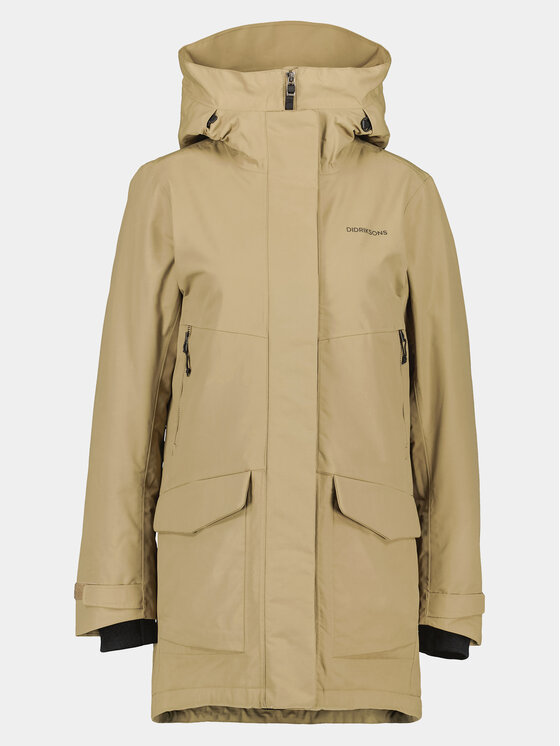 Didriksons Didriksons Parka Frida Wns Parka 7 504815 Bézs Regular Fit