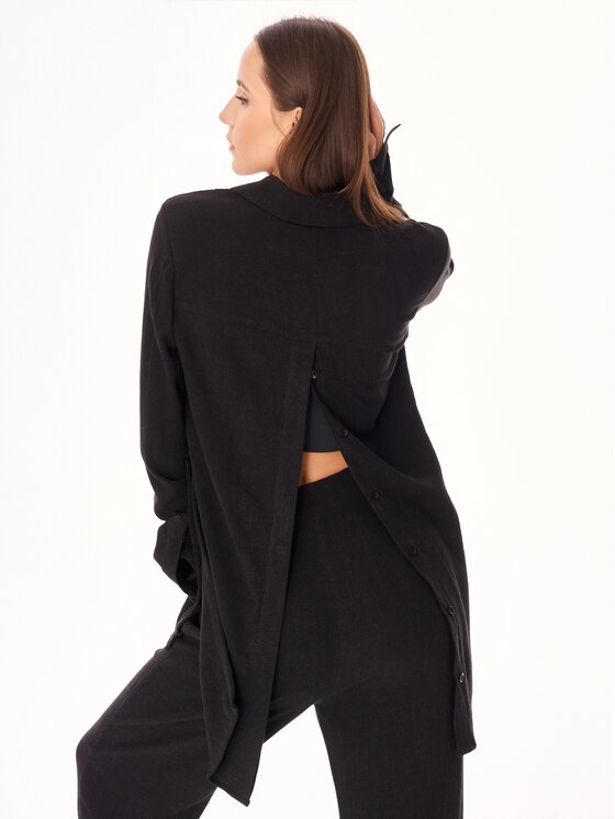 MANDRAGORA MANDRAGORA Camicia Ora Nero Loose Fit