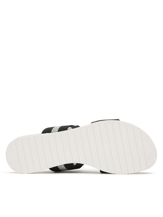 Sandali Bassi Pollini Donna - Modello Sa16051g1gtrl100, In Pelle E Gomma, Colore Bianco/Oro, Perfetti Per La Stagione Calda