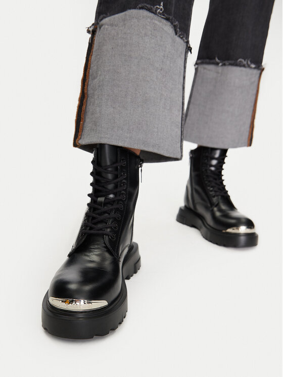 LOVE MOSCHINO LOVE MOSCHINO Schnürstiefeletten JA24124G1LIA0000 Schwarz