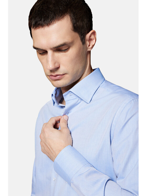 Lancerto Lancerto Koszula Elim KO051223000025 Niebieski Slim Fit