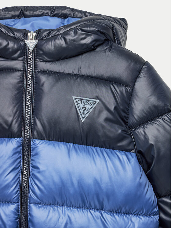 Guess Guess Dūnu jaka L4YL06 WEGY0 Zils Regular Fit