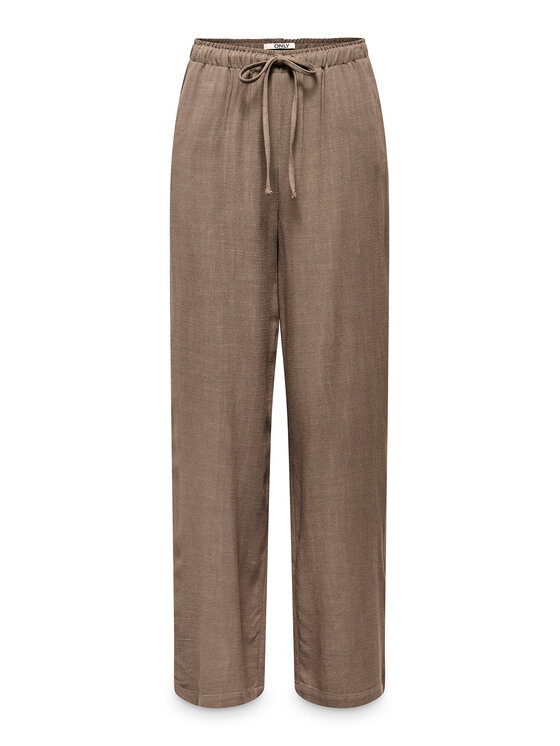 ONLY ONLY Pantaloni din material Siesta 15322263 Maro Regular Fit