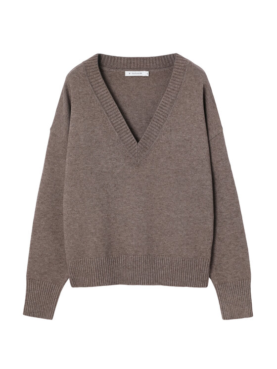 TATUUM TATUUM Sweter ELNERKA 1 Brązowy Classic Fit
