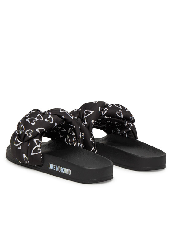 LOVE MOSCHINO LOVE MOSCHINO Klapki JA28312G0MIW100B Czarny