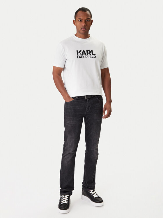 KARL LAGERFELD KARL LAGERFELD Tričko 755780 561235 Biela Regular Fit