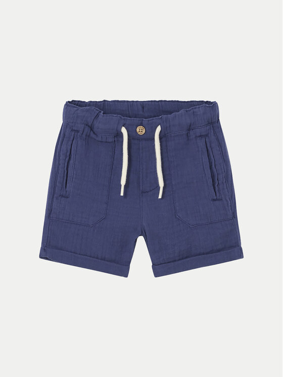 Mayoral Mayoral Шорти от плат 1236 Тъмносин Regular Fit