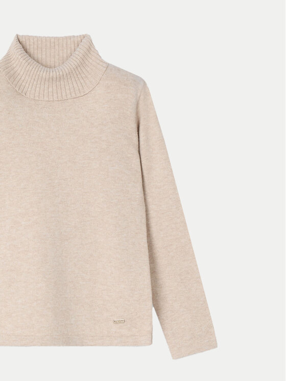 Mayoral Mayoral Rollkragenpullover 313 Beige Regular Fit