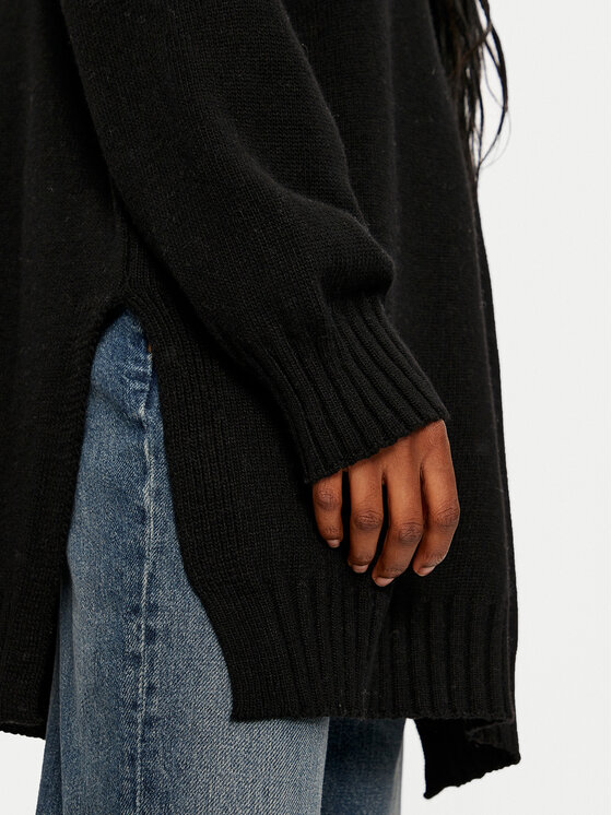 ViCOLO ViCOLO Πουλόβερ 77070S Μαύρο Relaxed Fit