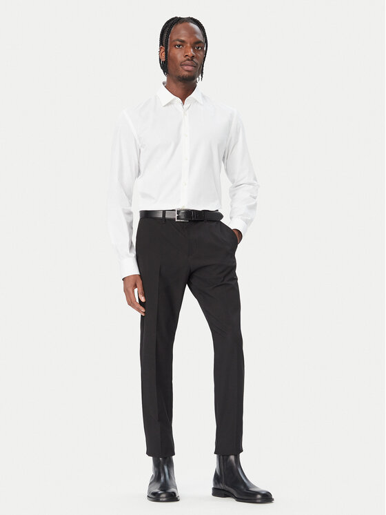 HUGO HUGO Риза 50570285 Бял Slim Fit