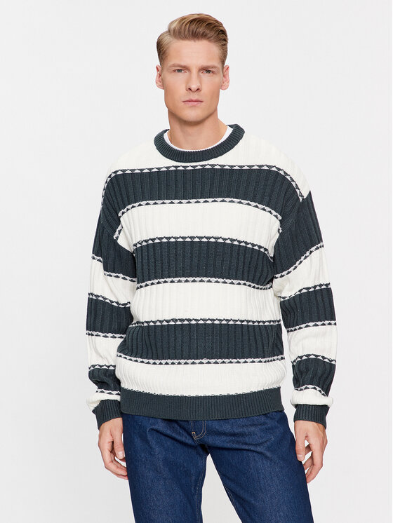 Jack&Jones Džemper 12241846 Zelena Regular Fit