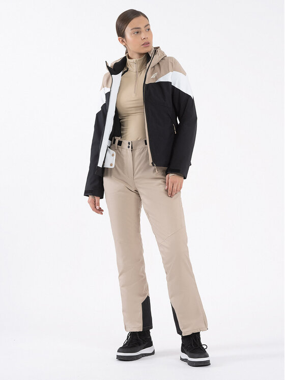 4F 4F Suusapüksid 4FAW23TFTRF400 Pruun Regular Fit